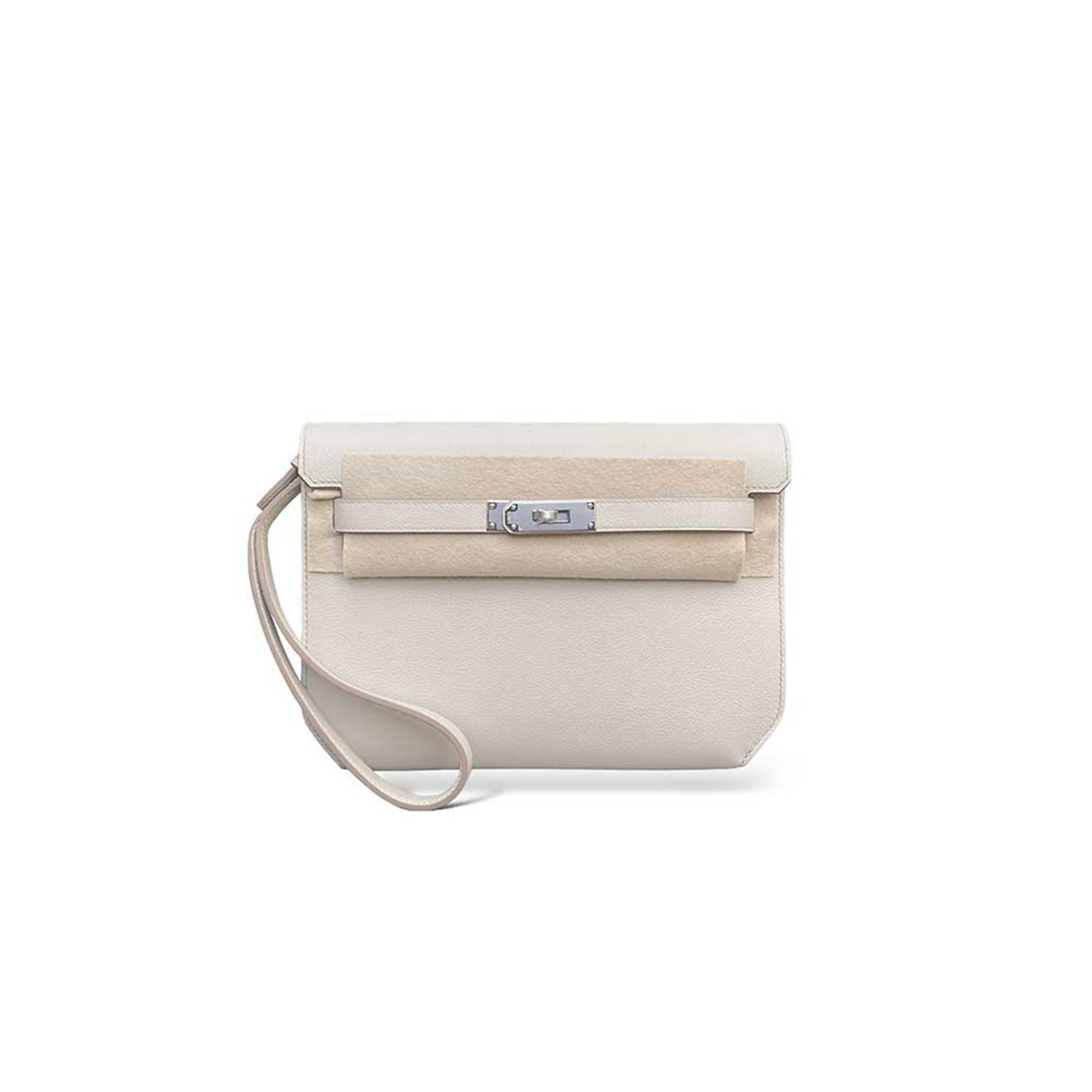 HERMÈS MASTER KELLY DEPECHE 25 DAY BAG IN WHITE (25.5*20*4cm) 